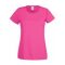 Fruit of the Loom FU78 Női környakas póló, LADY-FIT VALUEWEIGHT T, Fuchsia - XL