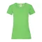 Fruit of the Loom FU78 Női környakas póló, LADY-FIT VALUEWEIGHT T, Lime - S