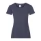 Fruit of the Loom FU78 Női környakas póló, LADY-FIT VALUEWEIGHT T, Vintage Heather Navy