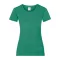 Fruit of the Loom FU78 Női környakas póló, LADY-FIT VALUEWEIGHT T, Retro Heather Green