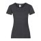 Fruit of the Loom FU78 Női környakas póló, LADY-FIT VALUEWEIGHT T, Dark Heather Grey
