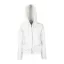 Fruit of the Loom FU84 zipzáras kapucnis Női pulóver, LADY FIT HOODED JACKET, White - L