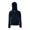 Fruit of the Loom FU84 zipzáras kapucnis Női pulóver, LADY FIT HOODED JACKET, Deep Navy - M