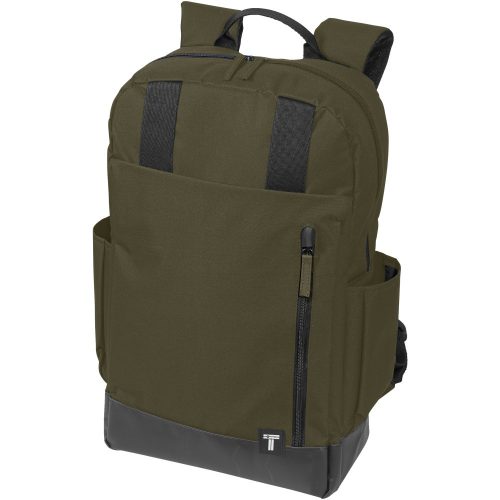 15.6"-es laptop hátizsák, zöld