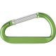 Karabiner kulcstartó, világoszöld