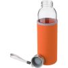 Üvegpalack neoprén tokban, 500 ml, narancs