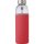 Üvegpalack neoprén tokban, 500 ml, piros