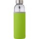 Üvegpalack neoprén tokban, 500 ml, lime