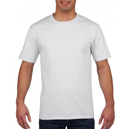 Kereknyakú prémium pamut póló, Gildan GI4100, White-XL