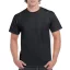 Rövid ujjú klasszikus szabású póló, Gildan GI5000, Black-4XL