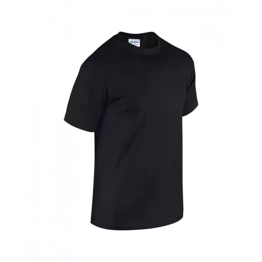 Rövid ujjú klasszikus szabású póló, Gildan GI5000, Black-L