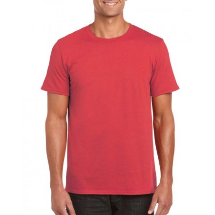 Softstyle Gildan póló, heather red R
