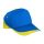 Valento FORT, tépőzáras 5 paneles baseballsapka, Royal Blue-Lemon Yellow-Adult