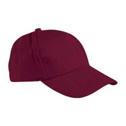 Valento TORONTO, 6 paneles pamut baseballsapka, Mahogany Garnet-Adult