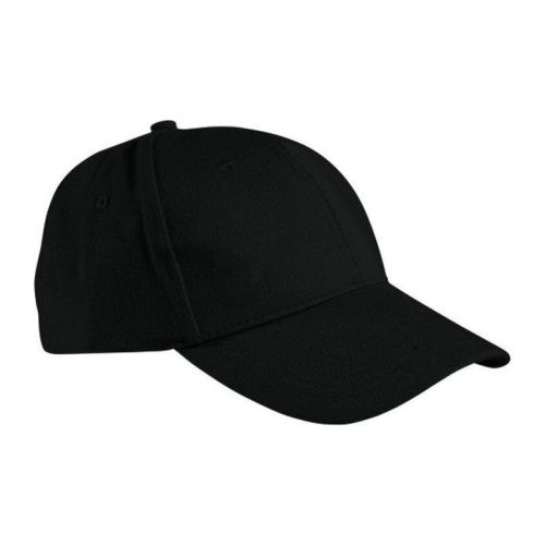 Valento TORONTO, 6 paneles pamut baseballsapka, Black-Adult
