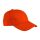 Valento TORONTO, 6 paneles pamut baseballsapka, Party Orange-Adult