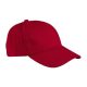 Valento TORONTO, 6 paneles pamut baseballsapka, Lotto Red-Adult