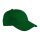Valento TORONTO, 6 paneles pamut baseballsapka, Bottle Green-Adult