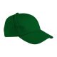 Valento TORONTO, 6 paneles pamut baseballsapka, Bottle Green-Adult