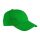 Valento TORONTO, 6 paneles pamut baseballsapka, Kelly Green-Adult