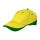Valento TUXTON, kétszínű, 6 paneles pamut baseballsapka, Lemon Yellow-Adult