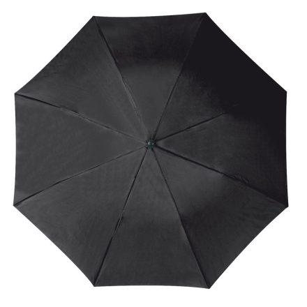 Összecsukható, teleszkópos esernyő, fekete