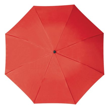 Összecsukható, teleszkópos esernyő, piros