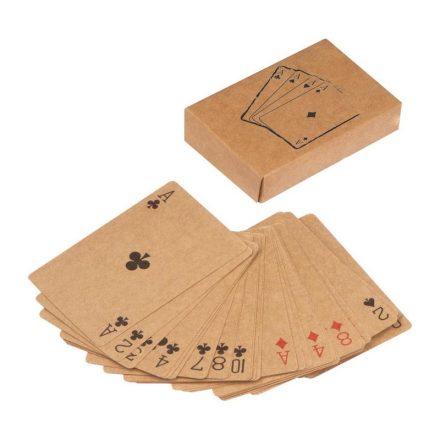 M-Collection Újrahasznosított papírból készült kártyajáték, Bézs