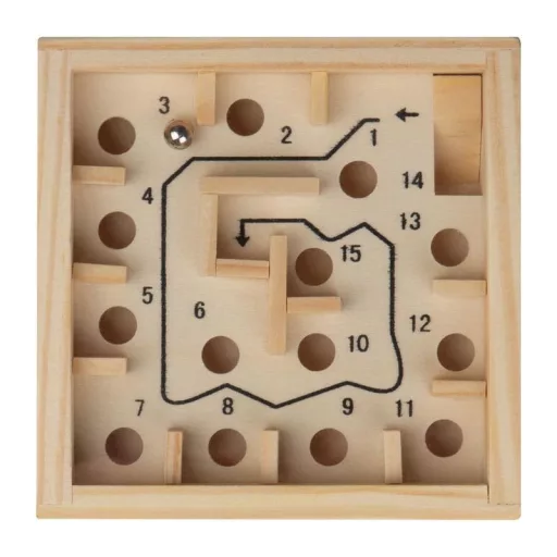 M-Collection Puzzle fa labirintus, Bézs