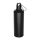 Nagy ivópalack karabinerrel, 800 ml, Fekete