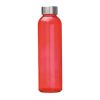 Üveg ivópalack, 500 ml, Piros