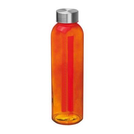 Üveg ivópalack, 500 ml, Narancssárga