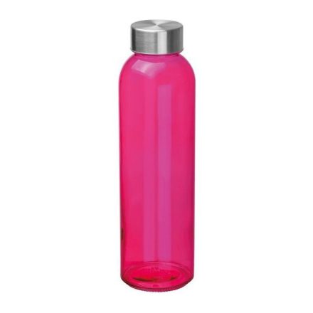 Üveg ivópalack, 500 ml, Rózsaszín