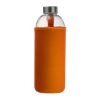 Üveg ivópalack neoprén tokban, 1000 ml, Narancssárga