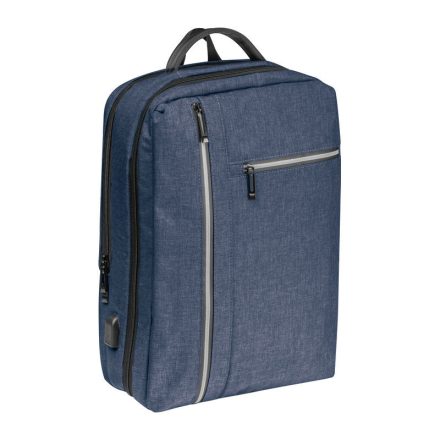 M-Collection vízálló laptop hátizsák, Kék