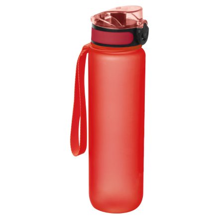 Tritánból készült sport ivópalack, 1000 ml, Piros