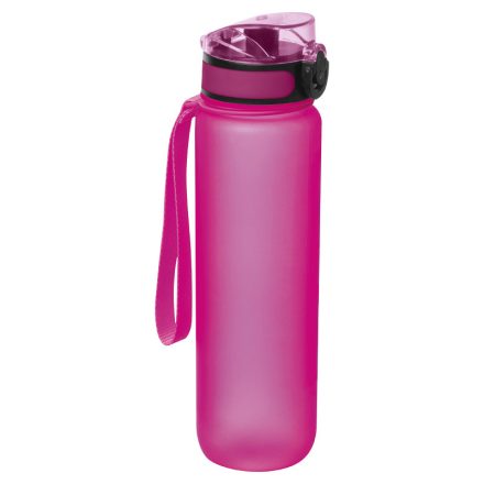 Tritánból készült sport ivópalack, 1000 ml, Rózsaszín