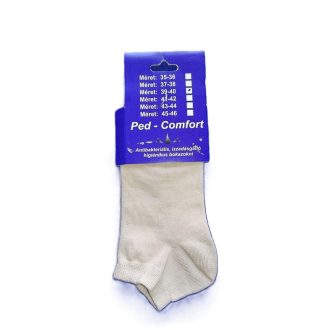 Ped – comfort antibakteriális titokzokni, drapp, 37-38