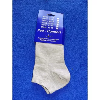   Ped – comfort antibakteriális titokzokni, világosszürke, 35-36