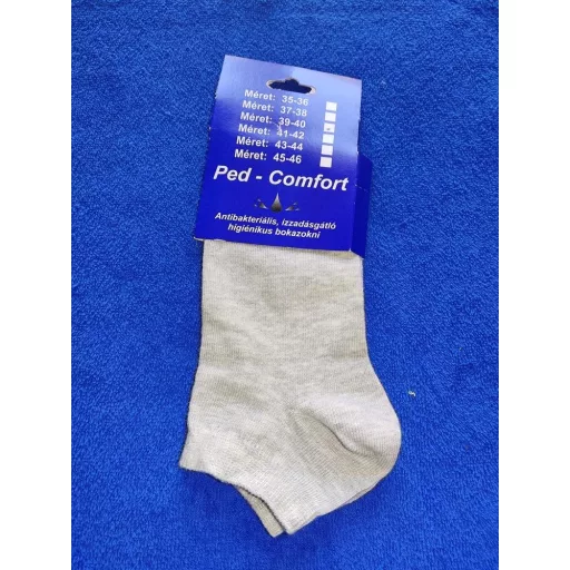 Ped – comfort antibakteriális titokzokni, világosszürke, 35-36