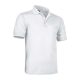 Valento ULISES, rövid ujjú, unisex galléros póló, White-2XL