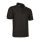 Valento ULISES, rövid ujjú, unisex galléros póló, Black-XL