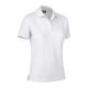 Valento VALLEY, galléros Női pamut piké póló, White-XL