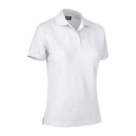 Valento VALLEY, galléros Női pamut piké póló, White-2XL
