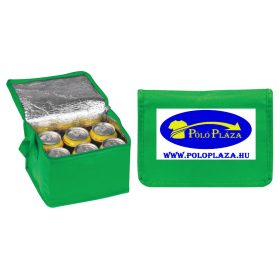 Emblémázott Non-woven hűtőtáska, Zöld
