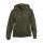 Női cipzáras kapucnis pulóver, Gildan GIL18700, Moss -L