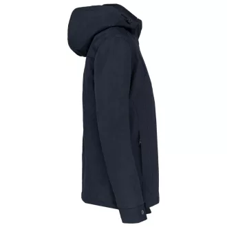   Női levehető kapucnis bélelt kabát, Kariban KA6108, Navy-S
