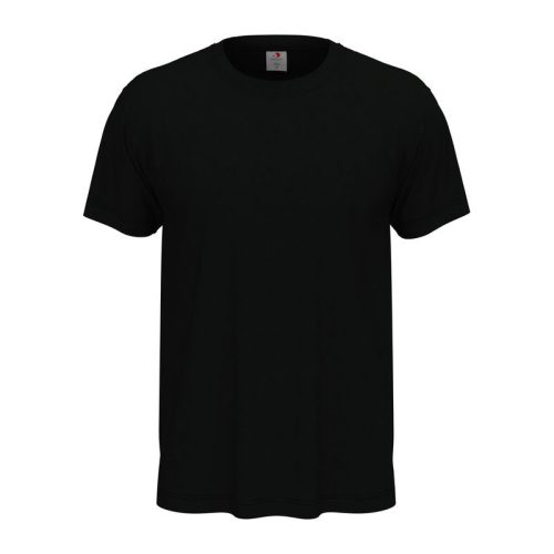 Stedman Classic, unisex rövid ujjú környakas póló, Black Opal-XS