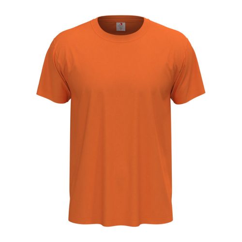 Stedman Classic, unisex rövid ujjú környakas póló, Orange-S