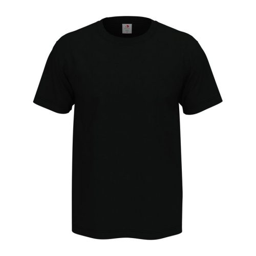 Stedman Comfort, körkötött rövid ujjú férfi póló, Black Opal-2XL